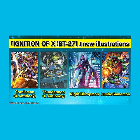 Jeu de cartes Digimon — IGNITION OF X BT-27 Booster