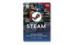 Carte cadeau Valve Steam Portefeuille $50