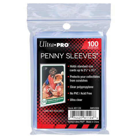 Protège-cartes Ultra Pro 2.5x3.5 pour cartes à collectionner Penny