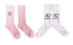 Chaussettes Aristocats Polyester Waffle Knit Pack de 2