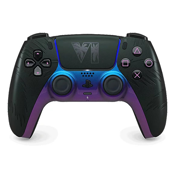 Manette sans fil Sony DualSense - Grand Theft Auto VI Black Édition limitée pour PlayStation 5