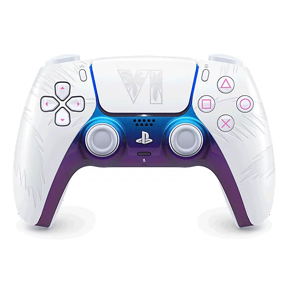 Manette sans fil Sony DualSense - Grand Theft Auto VI White Édition limitée pour PlayStation 5
